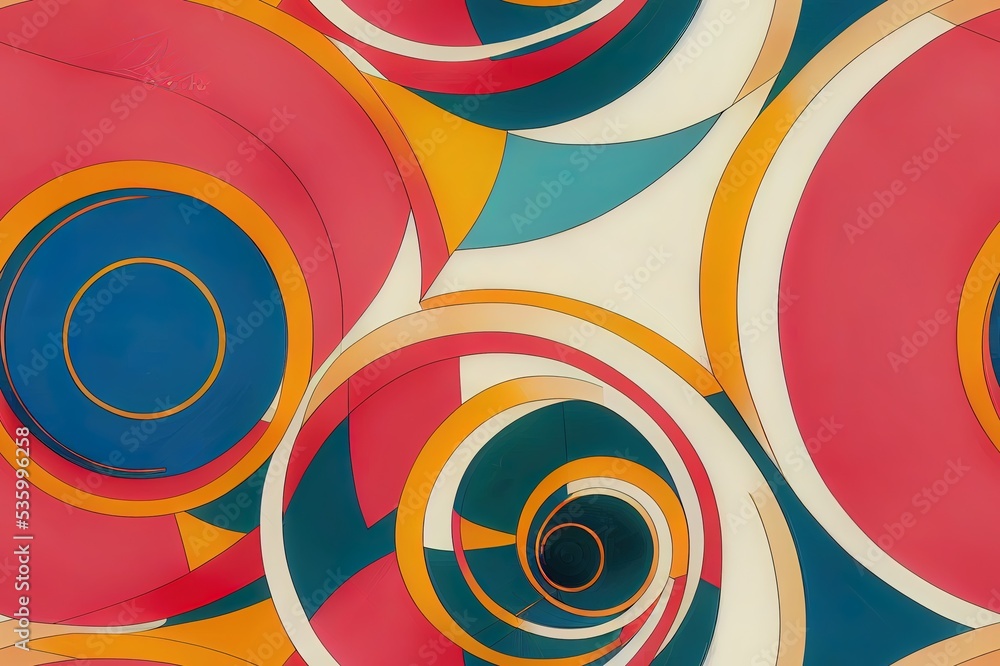 Obraz premium Abstract circular geometric background. Circular geometric centric motion pattern. Starburst dynamic lines or rays