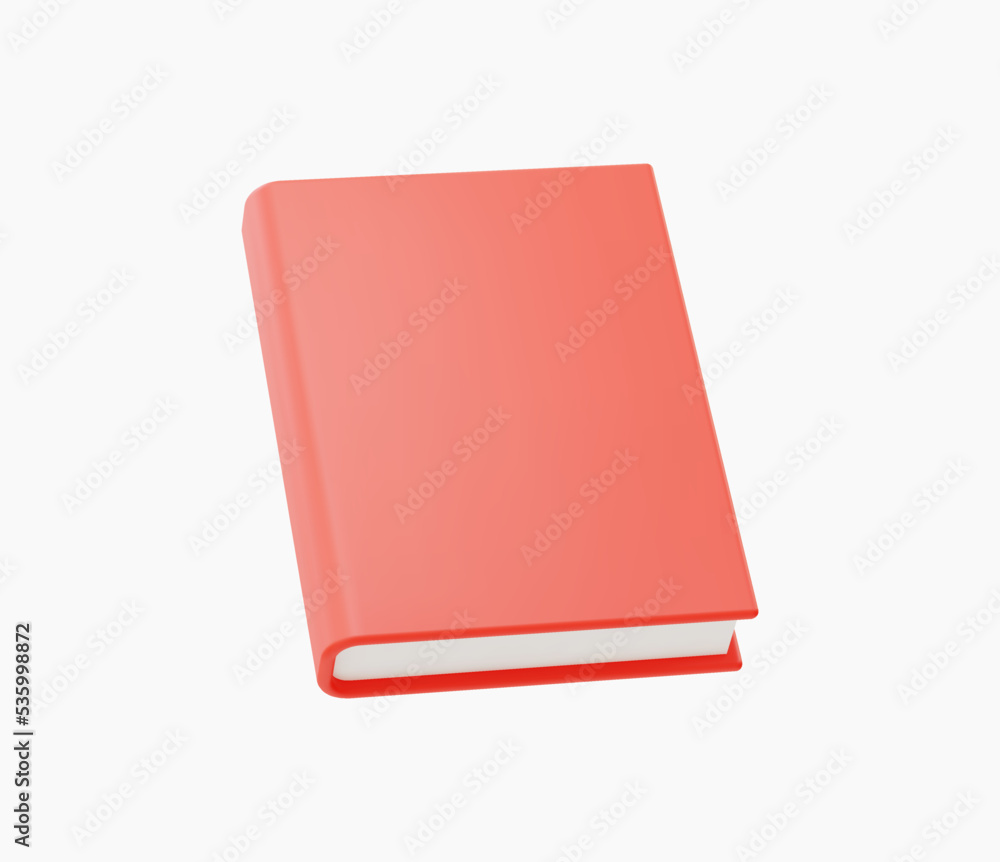3d Realistic Book icon vector illustration. 3d Realistic Book icon vector illustration.