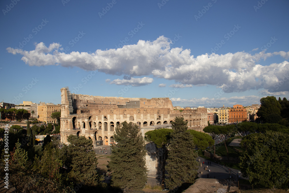 roman colosseum view