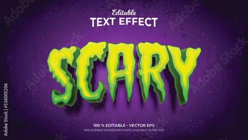 Scary Editable Text Effects