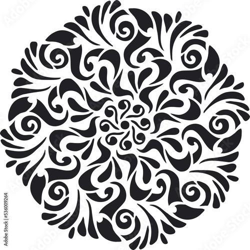 Large complex ornate snowflake mandala.