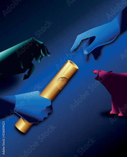 Passing the Federal Reserve baton in Bull and bear market