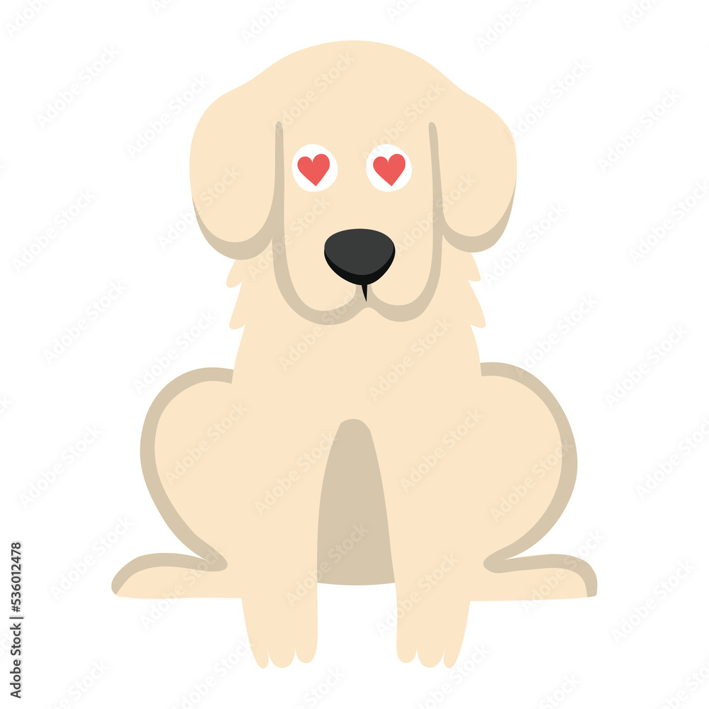 Dog love character cartoon icon png Dog love character cartoon icon png
