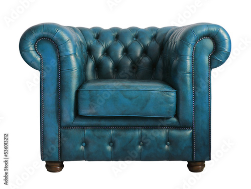Classic leather armchair