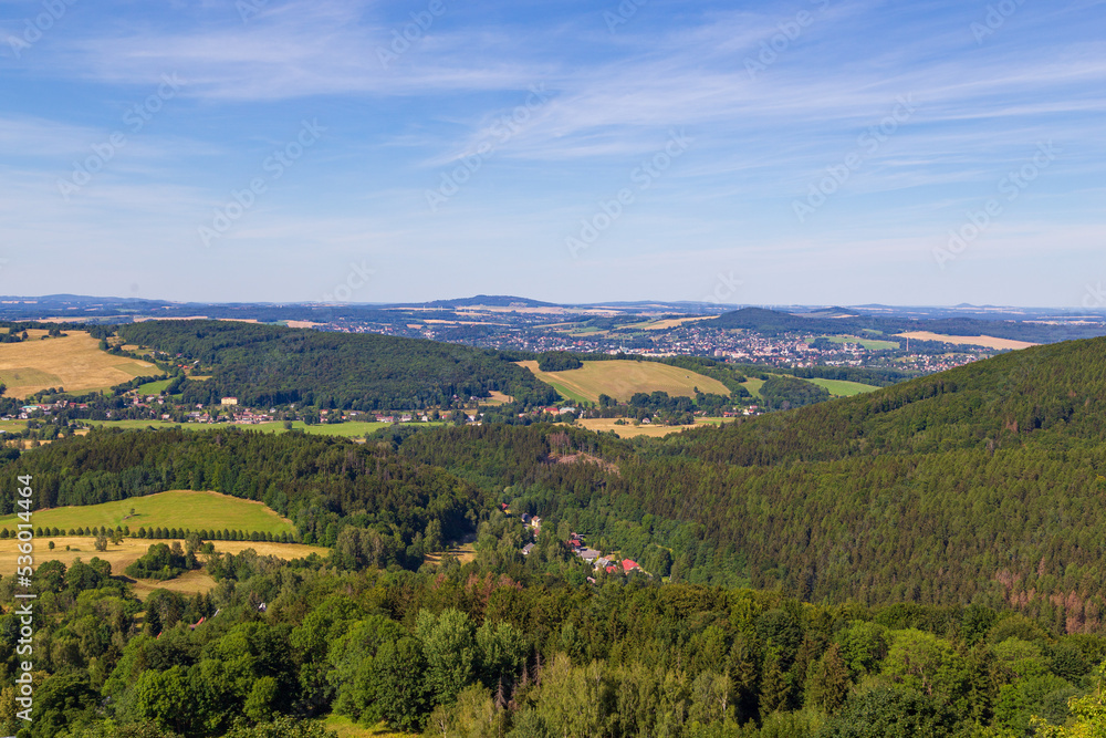 View from maly stozec in czech republic