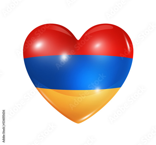 Free Download Love Armenia, heart flag icon - GFXLoad