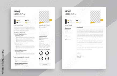 Creative & Clean Resume Cv Template