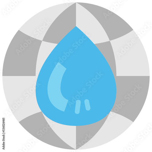 water resource flat icon