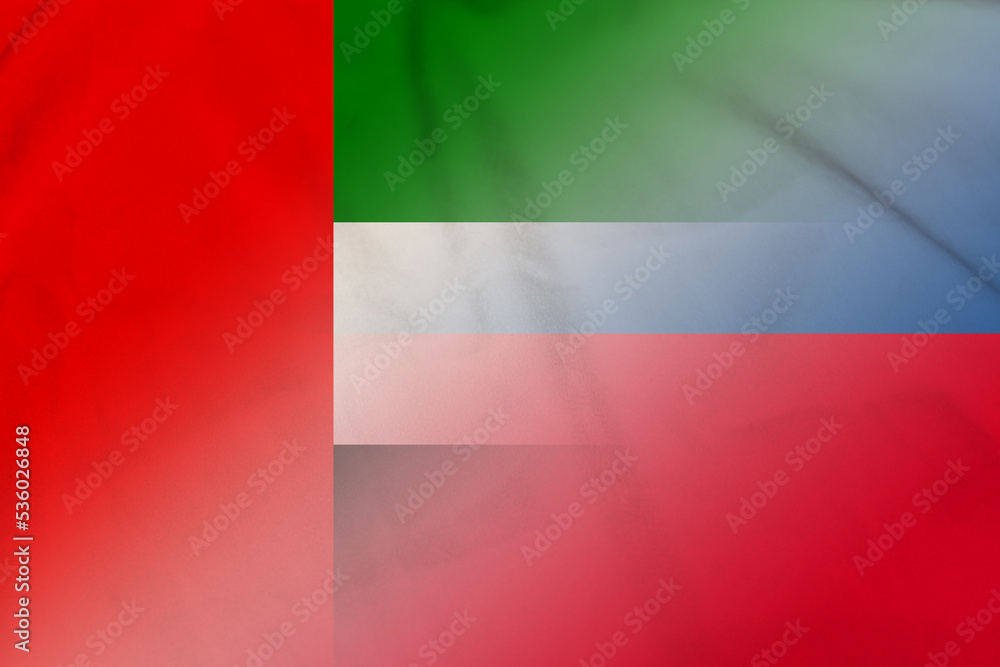 UAE and Liechtenstein state flag international negotiation LIE ARE