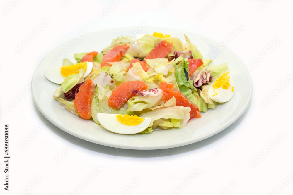 salad with salmon salad with salmon