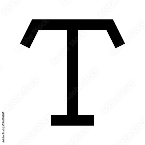 Text Tool Vector Icon