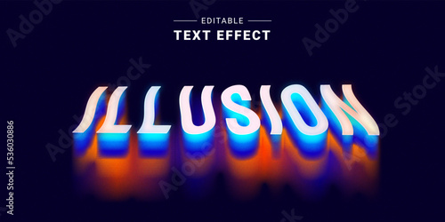 Distortion Text Effect Generator. Melting Trendy Typography
