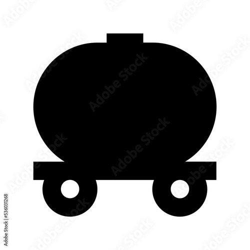 Fuel Tanker Vector Icon