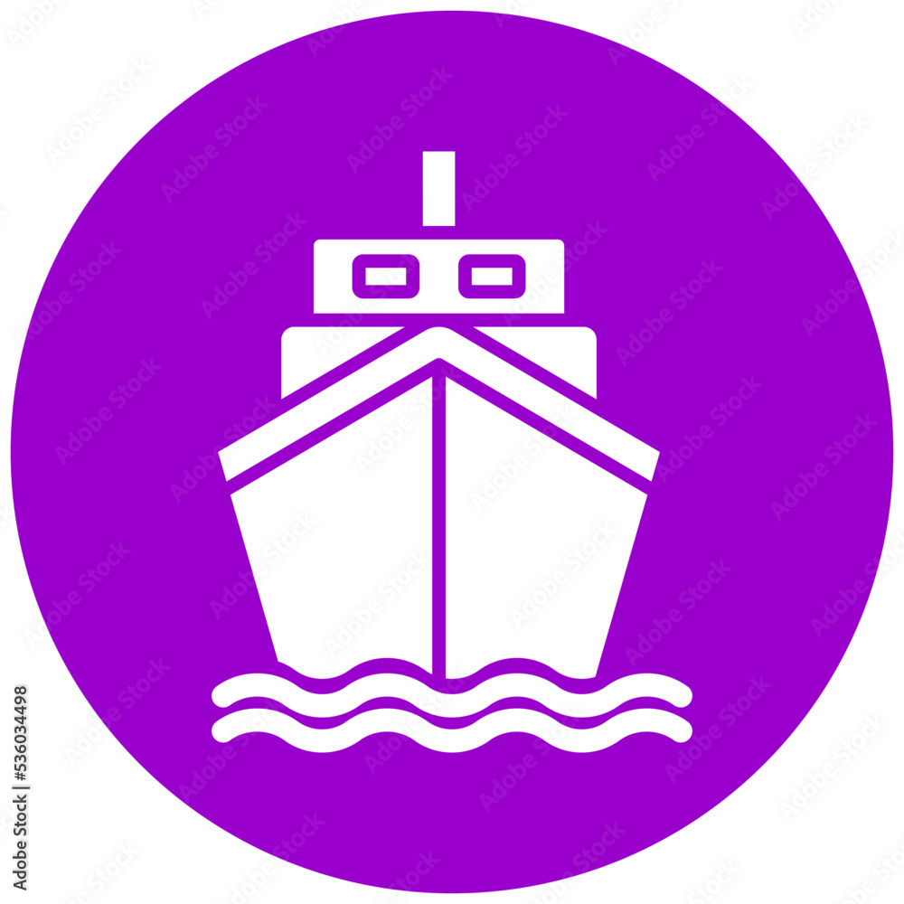 Obraz premium Boat Icon Style