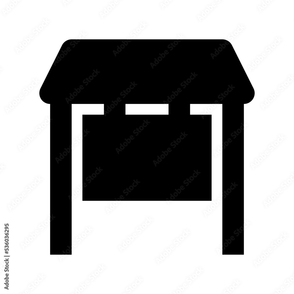 Signboard Vector Icon Signboard Vector Icon