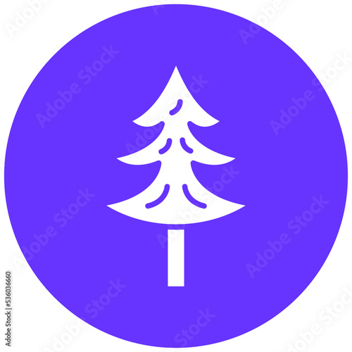 Pine Tree Icon Style