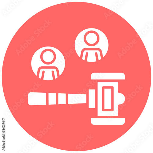 Public Auction Icon Style