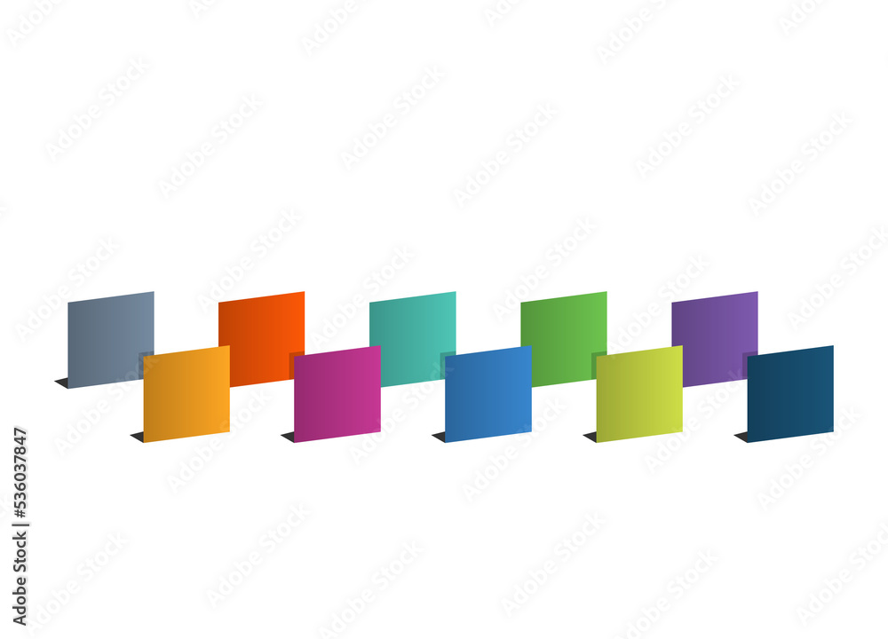 Basic infographic with 10 steps, process or options. Basic infographic with 10 steps, process or options.