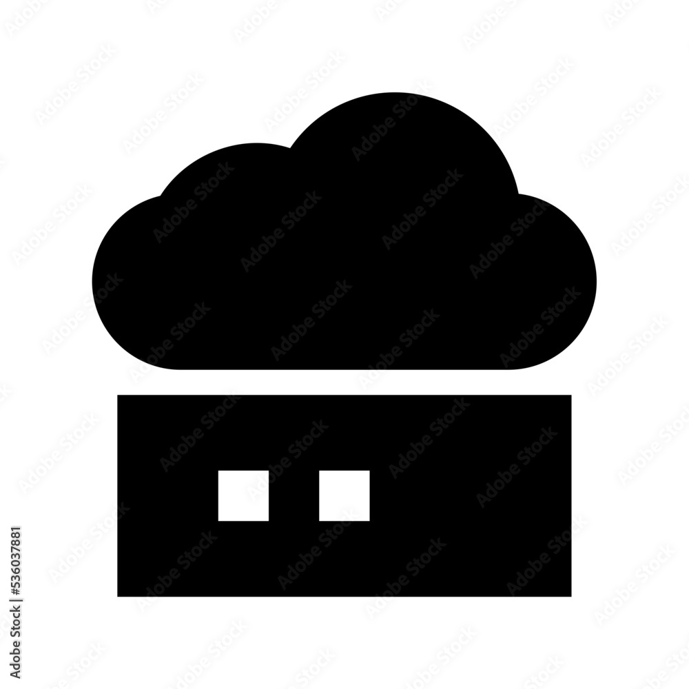 Data Cloud Vector Icon