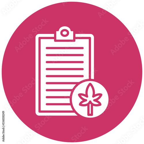 Drug Test Icon Style