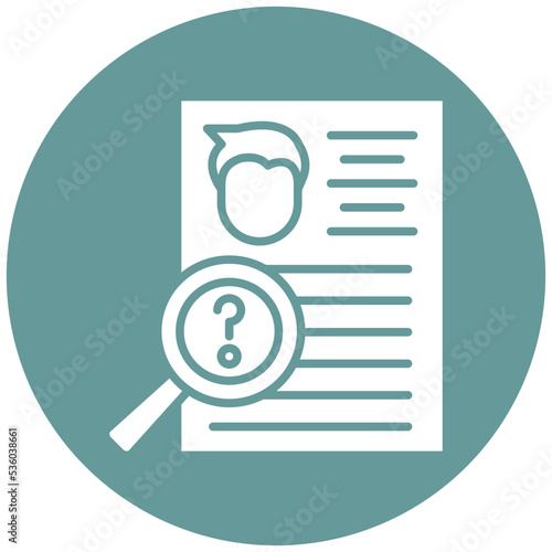 Background Check Icon Style