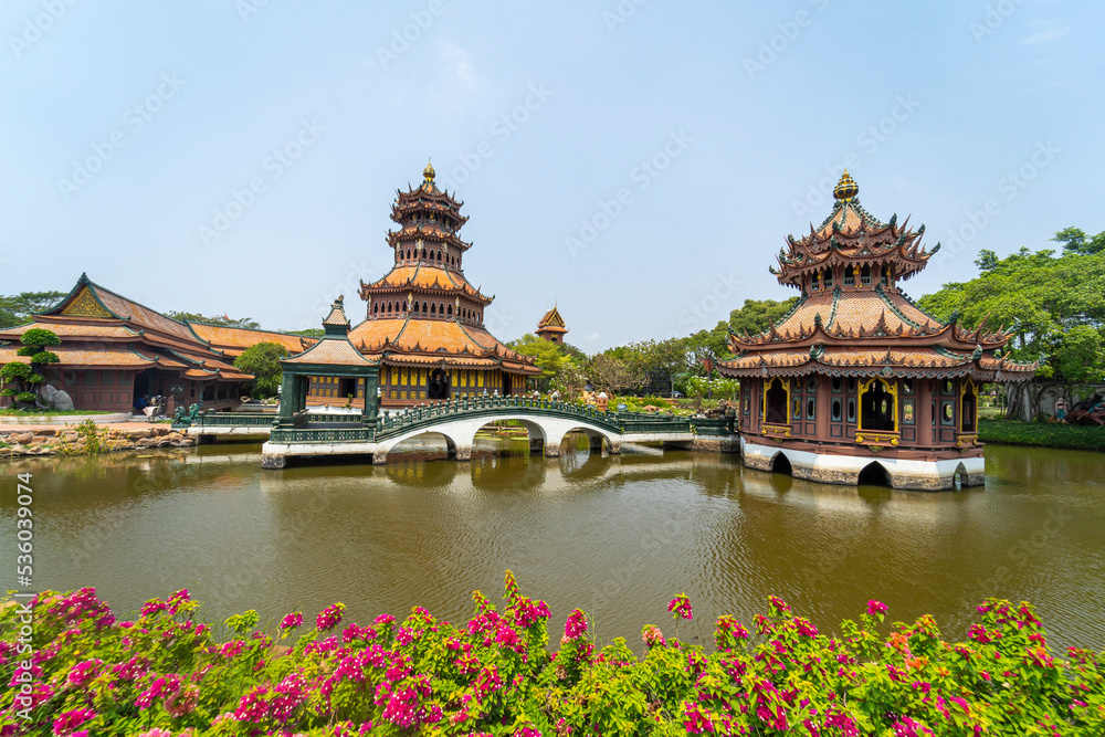  Sanphet Prasat Palace, Ancient City, Bangkok, in Thailand