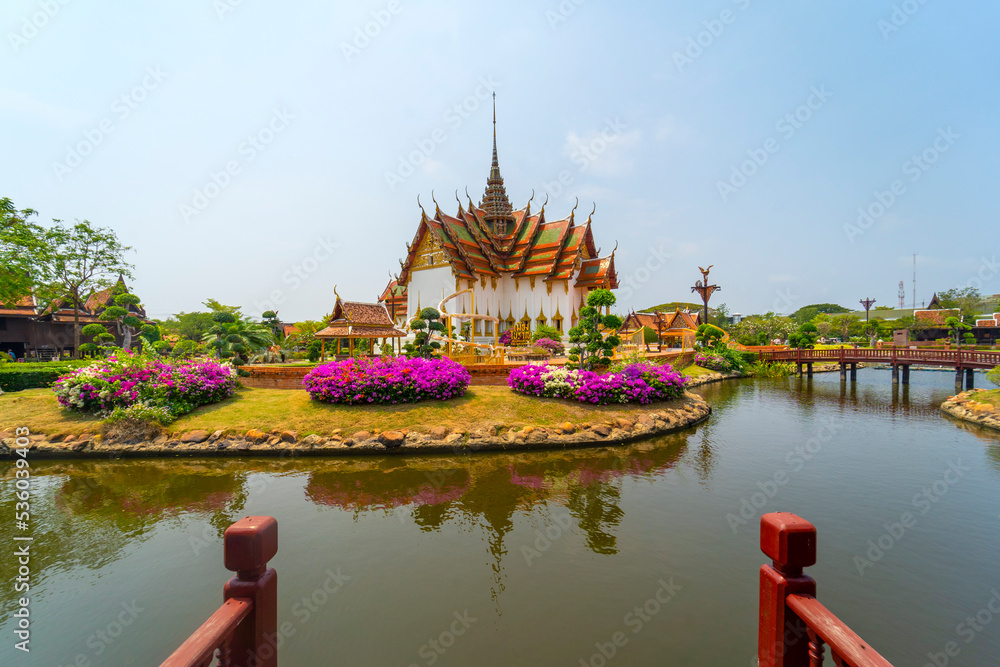 Obraz premium Sanphet Prasat Palace, Ancient City, Bangkok, in Thailand