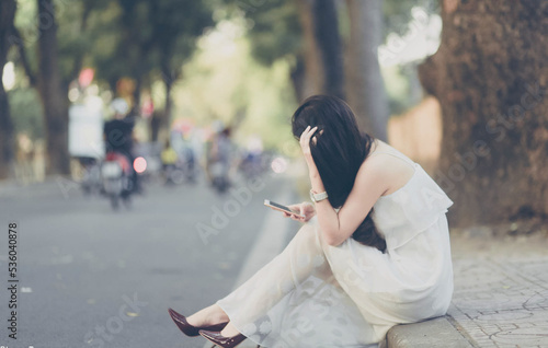 woman from behind and side