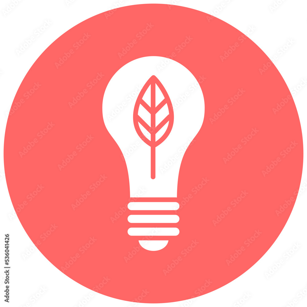 Ecologic Bulb Icon Style Ecologic Bulb Icon Style