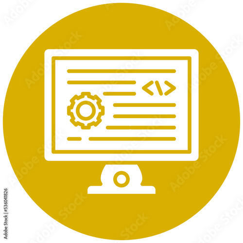 Backend Development Icon Style