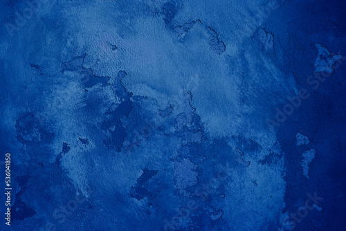 Blue texture with dry plaster strokes.