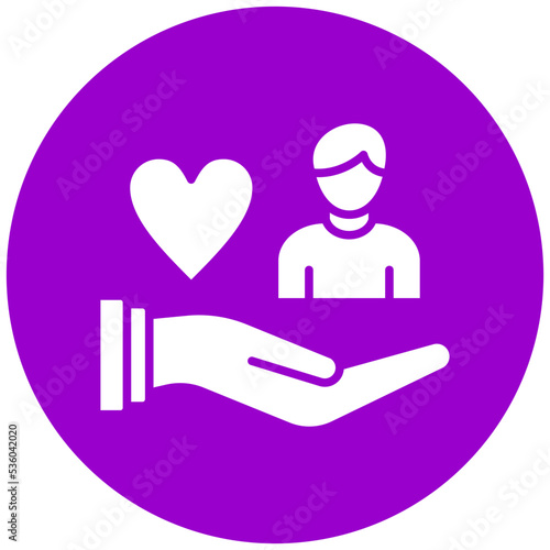 Help Children Icon Style
