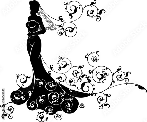 Bride Wedding Silhouette