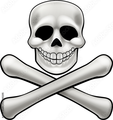 Jolly Roger Skull and Cross...