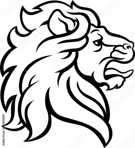 Lion Head Profile