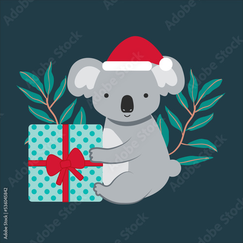 Australian Native Xmas Animals Christmas Koala Bear
