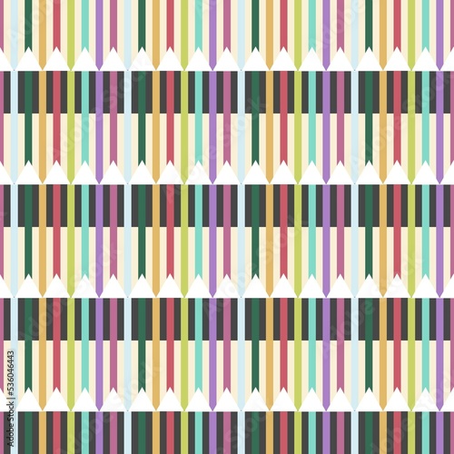 Design beautiful pattern colorful background mixed stripes gardient geomatric triangle. design for fabric , Banner, wallpaper, cloth, paper, pattern, curtain, bowl , kiichenware and room decor