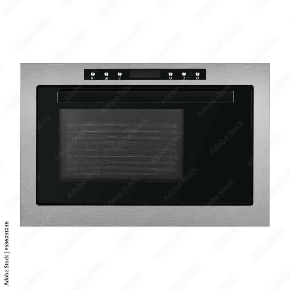 Fototapeta premium Microwave oven isolated on white background