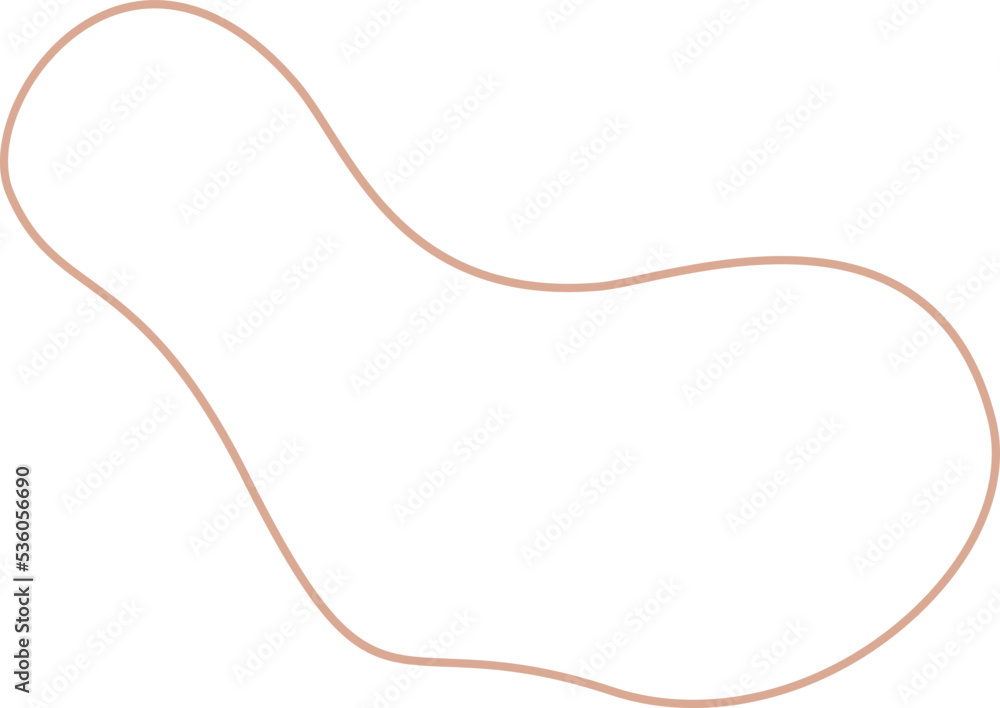 Organic circular shape Organic circular shape