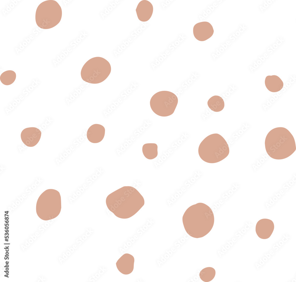 Abstract dotted organic shape vector illustration. Minimalistic liquid form, organic dashed stain or geometric dotty spot for modern abstract design or trendy fashion pattern