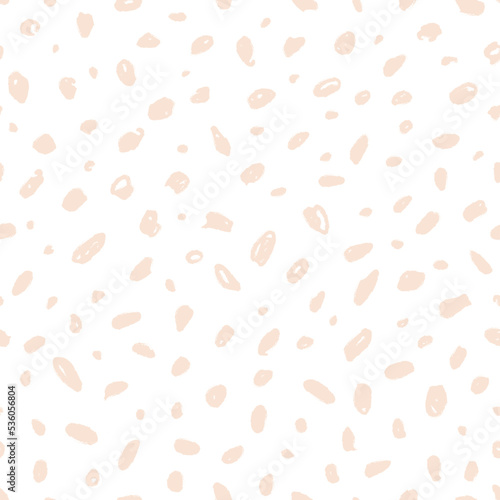 Abstract dotted organic shape seamless pattern. Minimalistic liquid form background, organic dashed stain repeat backdrop or geometric dotty spot graphic seamless pattern for modern abstract design