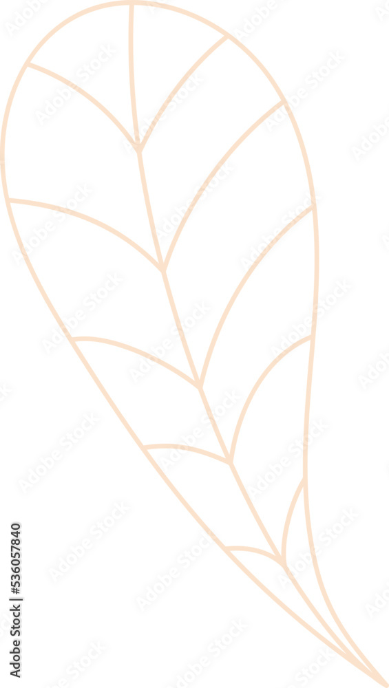 hand drawn abstract outline plant hand drawn abstract outline plant