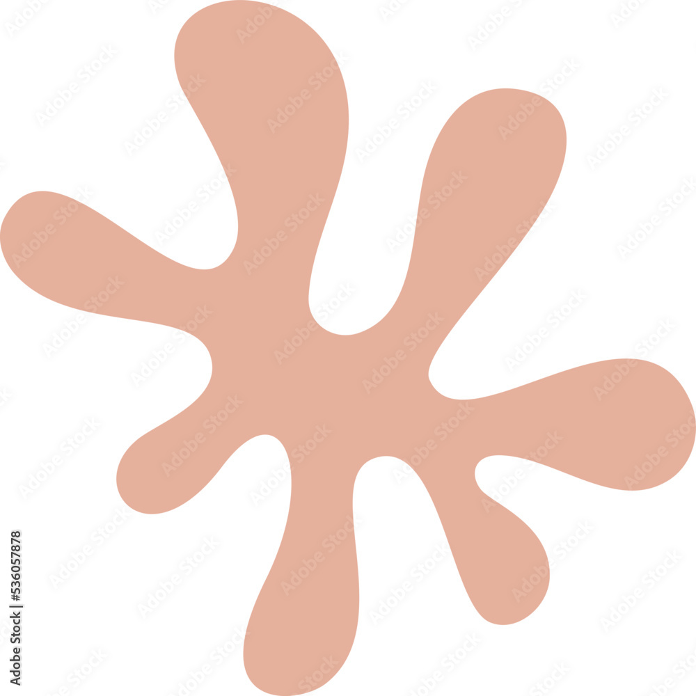Abstract organic silhouette leaves plants vector illustration. Minimalistic liquid form plants, organic tropical leaf or fauvism style spot for modern abstract design or trendy fashion pattern Abstract organic silhouette leaves plants vector illustration. Minimalistic liquid form plants, organic tropical leaf or fauvism style spot for modern abstract design or trendy fashion pattern