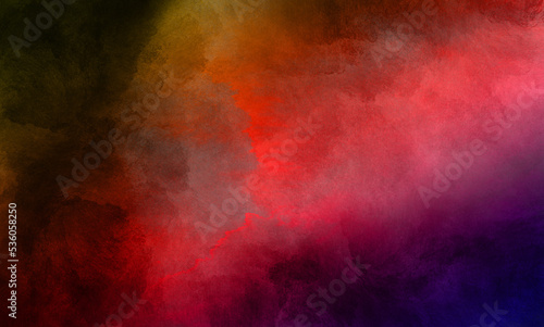 Watercolor Background  Wallpaper  Multicolored  red  pink  yellow  green  blue  purple  orange  violet. Vector 