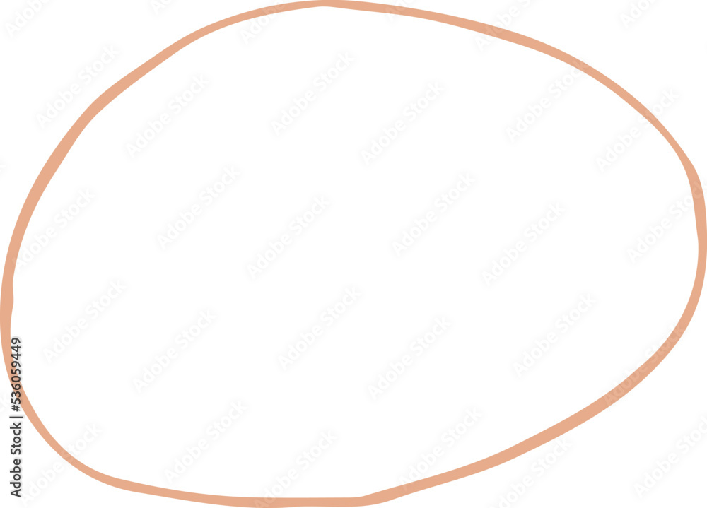 Abstract organic round frame Abstract organic round frame