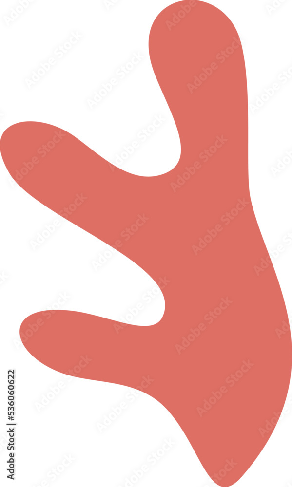 hand drawn abstract organic plant hand drawn abstract organic plant