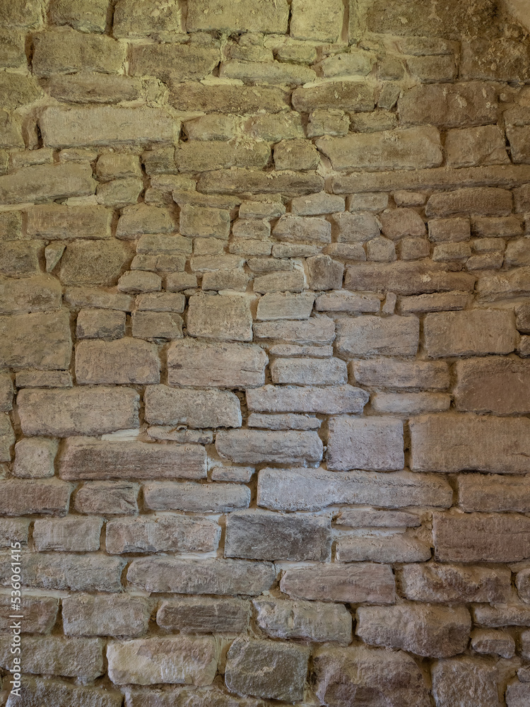 Old and vinage stone wall