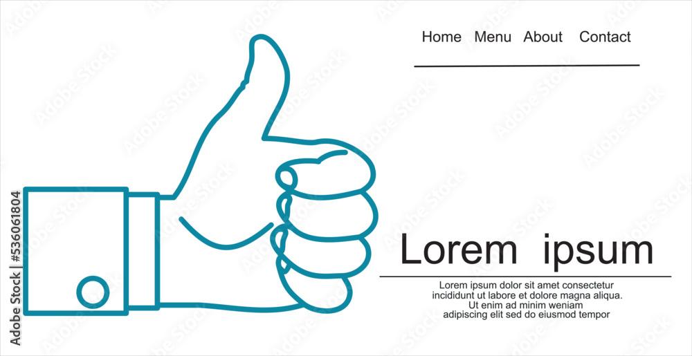 Vector thumbs up icon. Flat thumbs up icon. Vector thumbs up icon. Flat thumbs up icon.