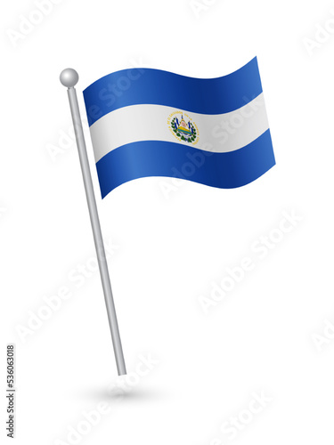Free Download Salvador national flag - GFXLoad