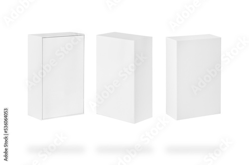 white box set isolated on white background © kozaksalo